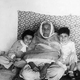 Yusuf and Sophie with their paternal grandmother Masud Jehan Begum, who was descended from the family of Amir Shuja ul-Mulk of Afghanistan.